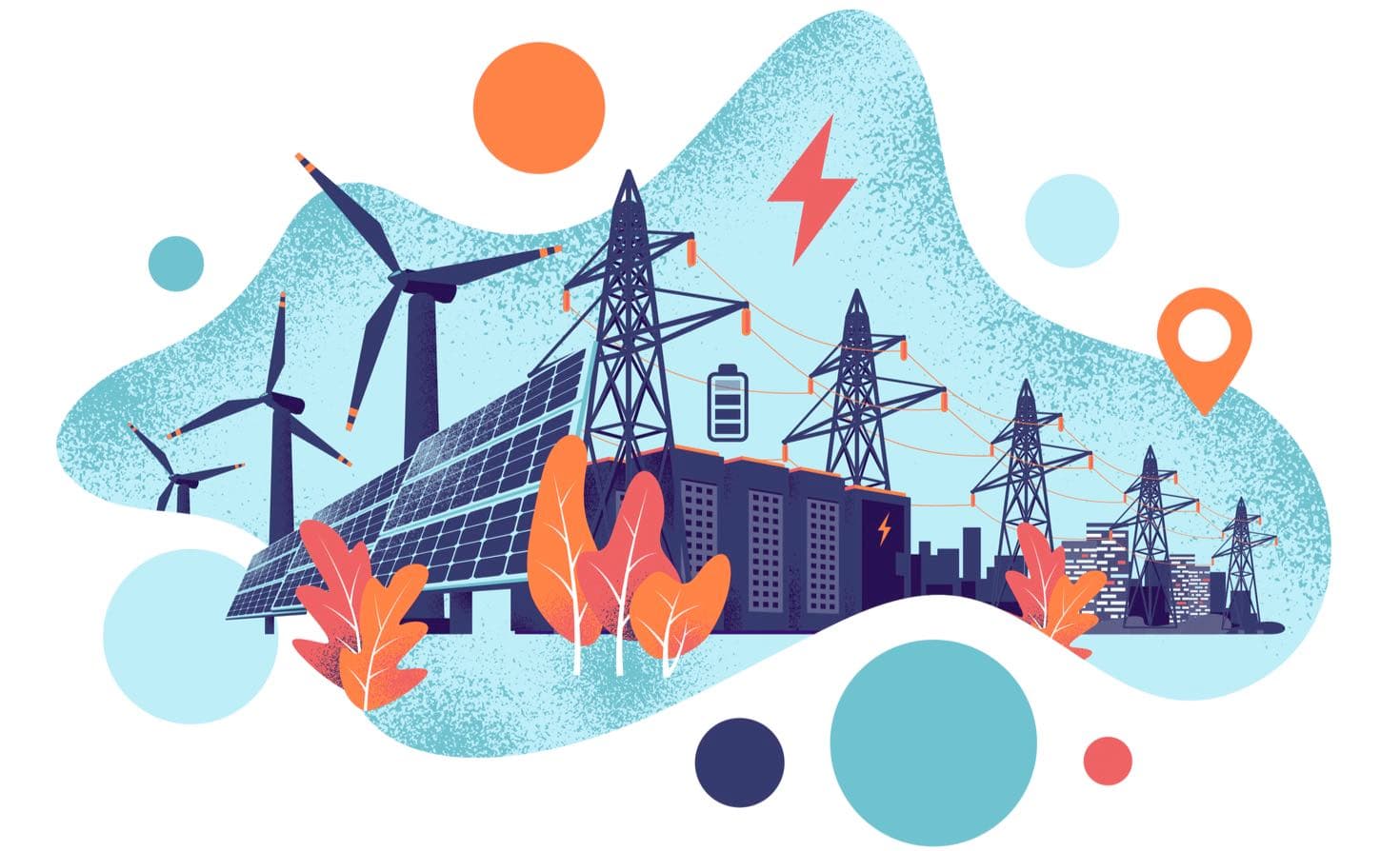 Electricité dans les villes
